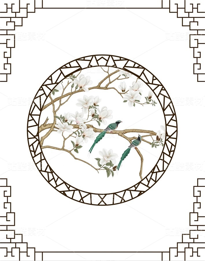 花鳥移門背景（主預(yù)覽-11979424） - 未分類 - 站酷設(shè)計師JpUTfAYxcN原創(chuàng)素材 - 站酷ZCOOL