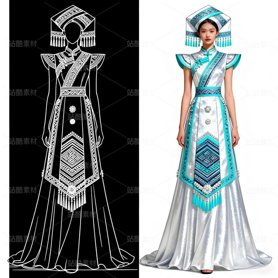 壮锦焕新:几何美学惊艳现代时尚(主预览-12022156) - 未分类 - 站酷设计师欲阳城原创素材 - 站酷ZCOOL