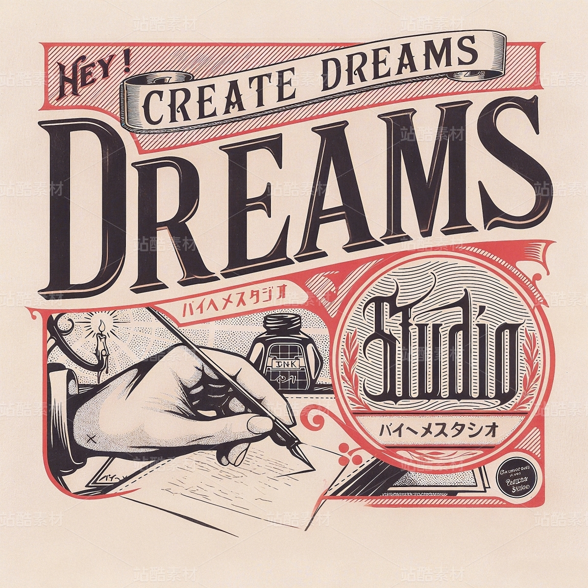 欧美动物漫画 北欧古典漫画 漫画装饰画