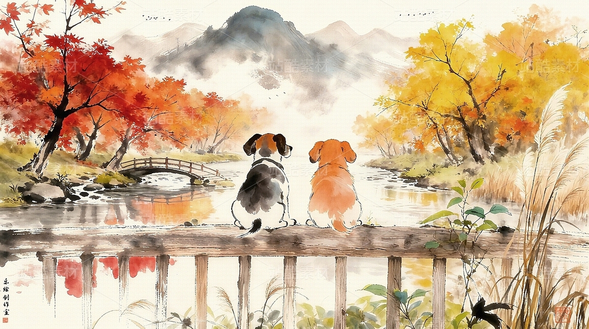 云南大理山水 无框国画 水墨山水花鸟 田园水墨画（主预览-12059655） - 未分类 - 站酷设计师独创绘画工作室原创素材 - 站酷ZCOOL