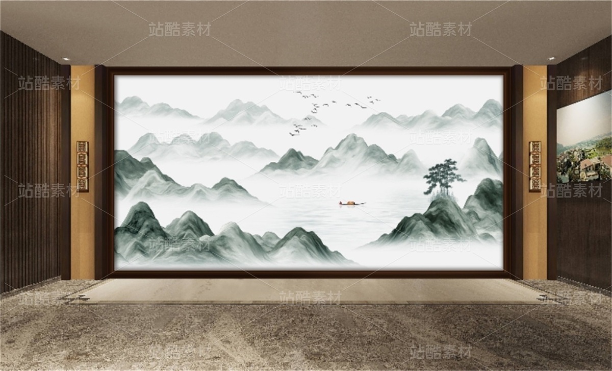 抽象錦繡山河裝飾畫（主預(yù)覽-12120223） - 未分類 - 站酷設(shè)計(jì)師JpUTfAYxcN原創(chuàng)素材 - 站酷ZCOOL