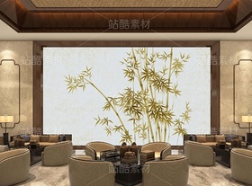 抽象新中式竹子裝飾畫（導航-12126495） - 未分類 - 站酷設計師JpUTfAYxcN原創(chuàng)素材 - 站酷ZCOOL