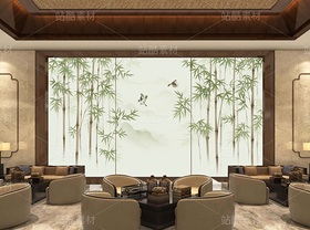 新中式竹鸟装饰画（导航-12148866） - 未分类 - 站酷设计师JpUTfAYxcN原创素材 - 站酷ZCOOL