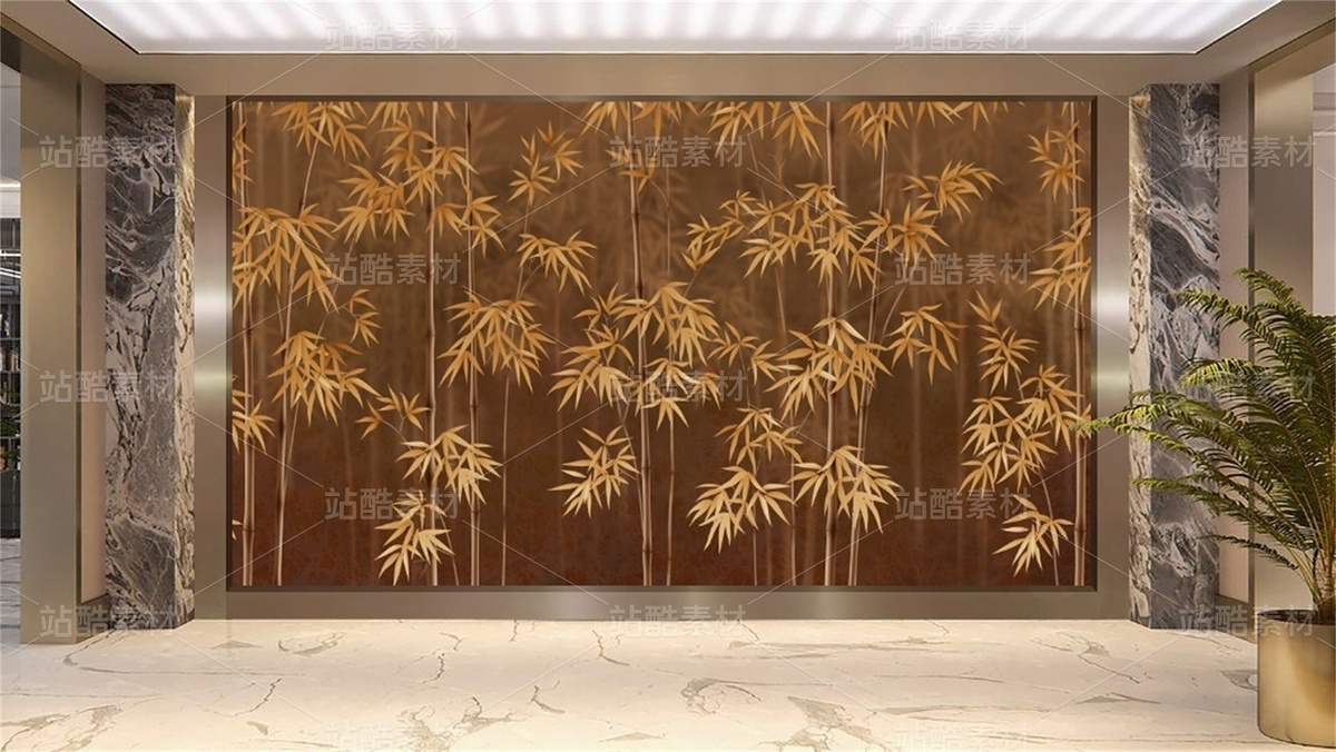 手绘朦胧竹子装饰画（主预览-12167891） - 未分类 - 站酷设计师JpUTfAYxcN原创素材 - 站酷ZCOOL
