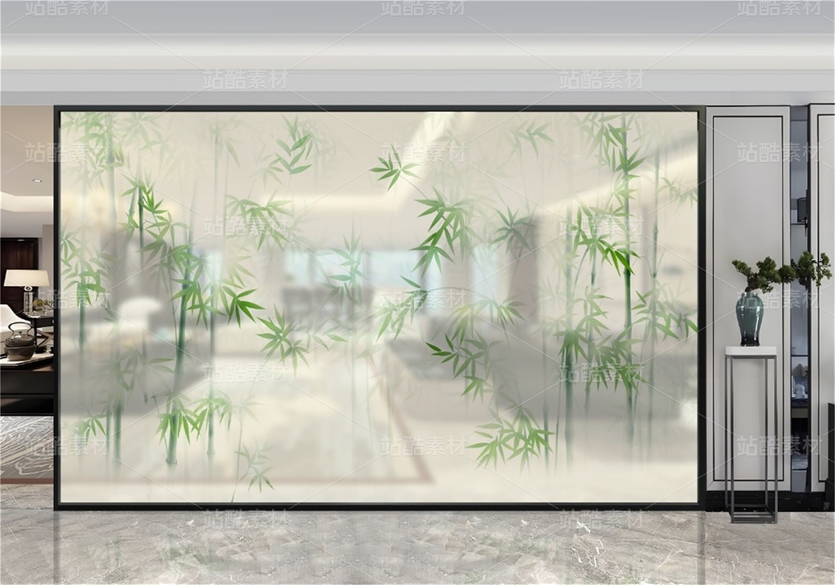 简约朦胧竹子装饰画（主预览-12168443） - 未分类 - 站酷设计师JpUTfAYxcN原创素材 - 站酷ZCOOL