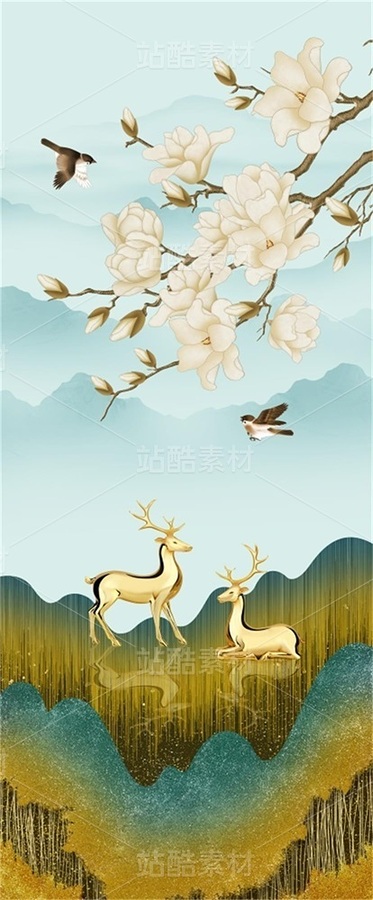 抽象云霧花鳥裝飾畫（主預(yù)覽-12169017） - 未分類 - 站酷設(shè)計(jì)師JpUTfAYxcN原創(chuàng)素材 - 站酷ZCOOL