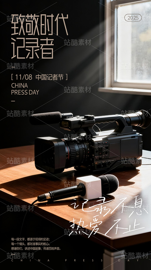 记者节海报（主预览-12187421） - 未分类 - 站酷设计师兔星人TUXINGREN原创素材 - 站酷ZCOOL