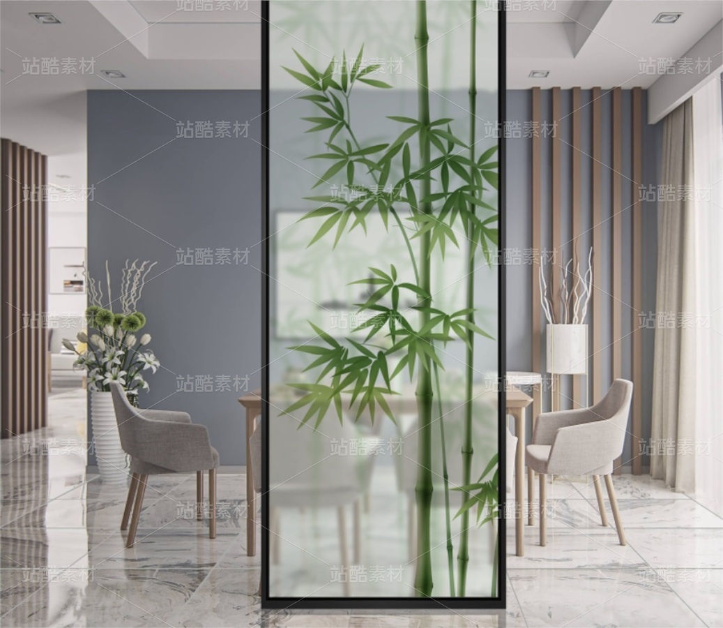 抽象翠绿竹子装饰画（主预览-12187451） - 未分类 - 站酷设计师JpUTfAYxcN原创素材 - 站酷ZCOOL
