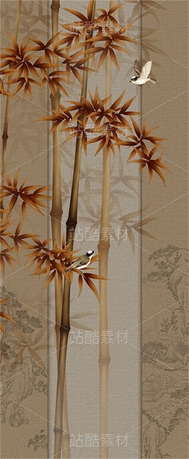 意境竹子装饰画（主预览-12187486） - 未分类 - 站酷设计师JpUTfAYxcN原创素材 - 站酷ZCOOL