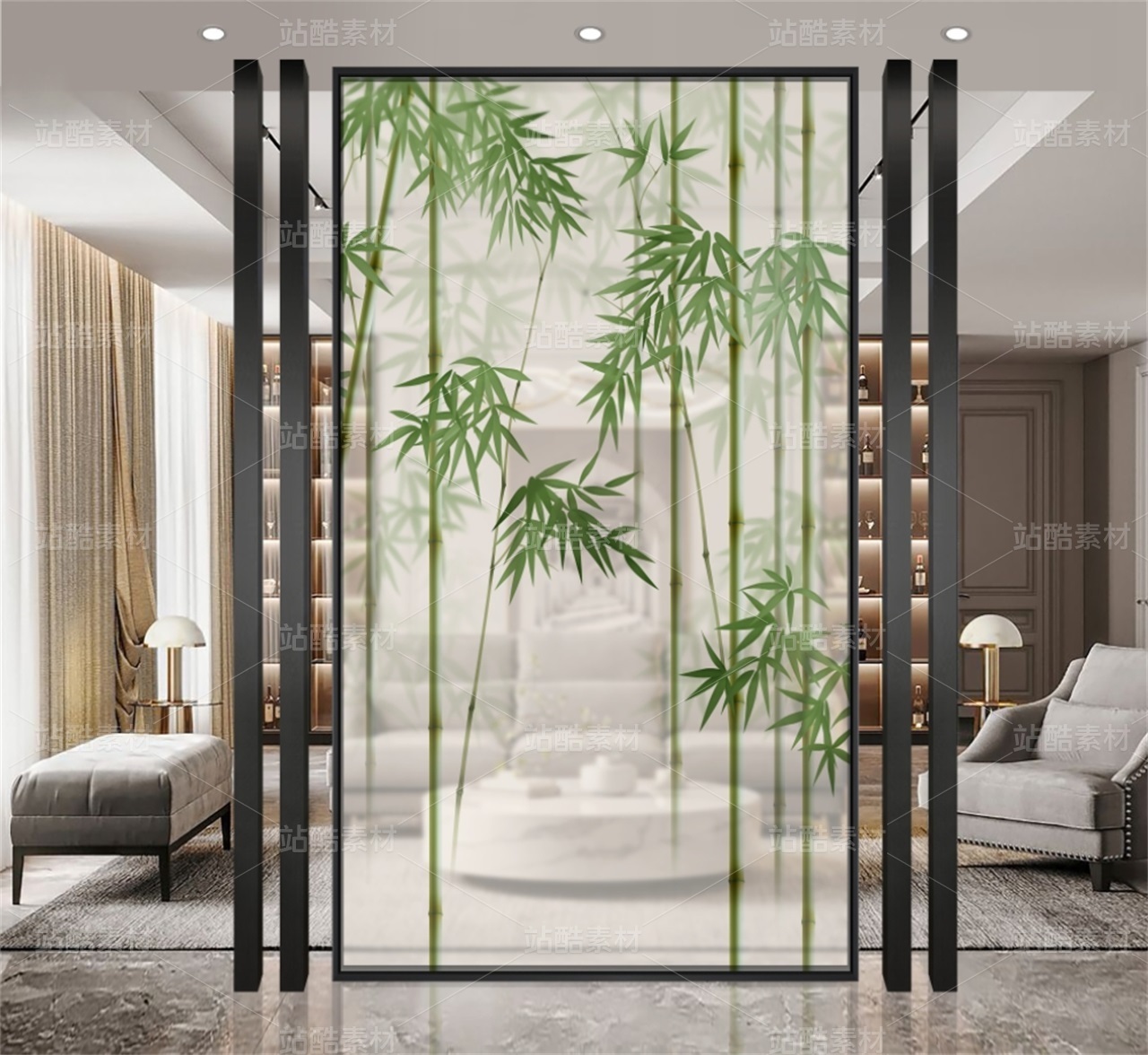 简约节节攀升装饰画