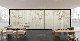 朦胧简约巨型竹子装饰画（导航-12201574） - 未分类 - 站酷设计师JpUTfAYxcN原创素材 - 站酷ZCOOL