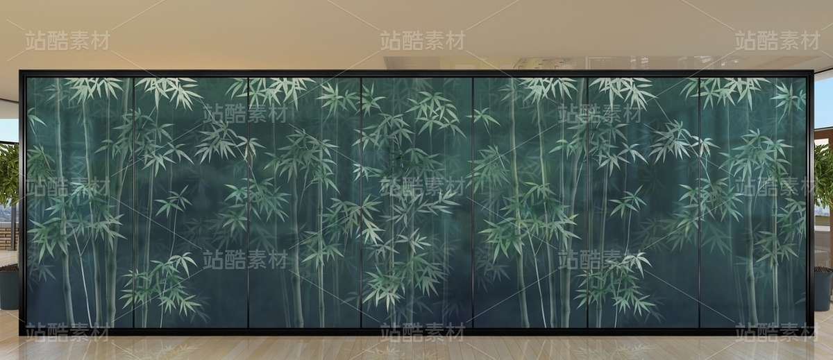 抽象巨型竹子装饰画（主预览-12202732） - 未分类 - 站酷设计师JpUTfAYxcN原创素材 - 站酷ZCOOL