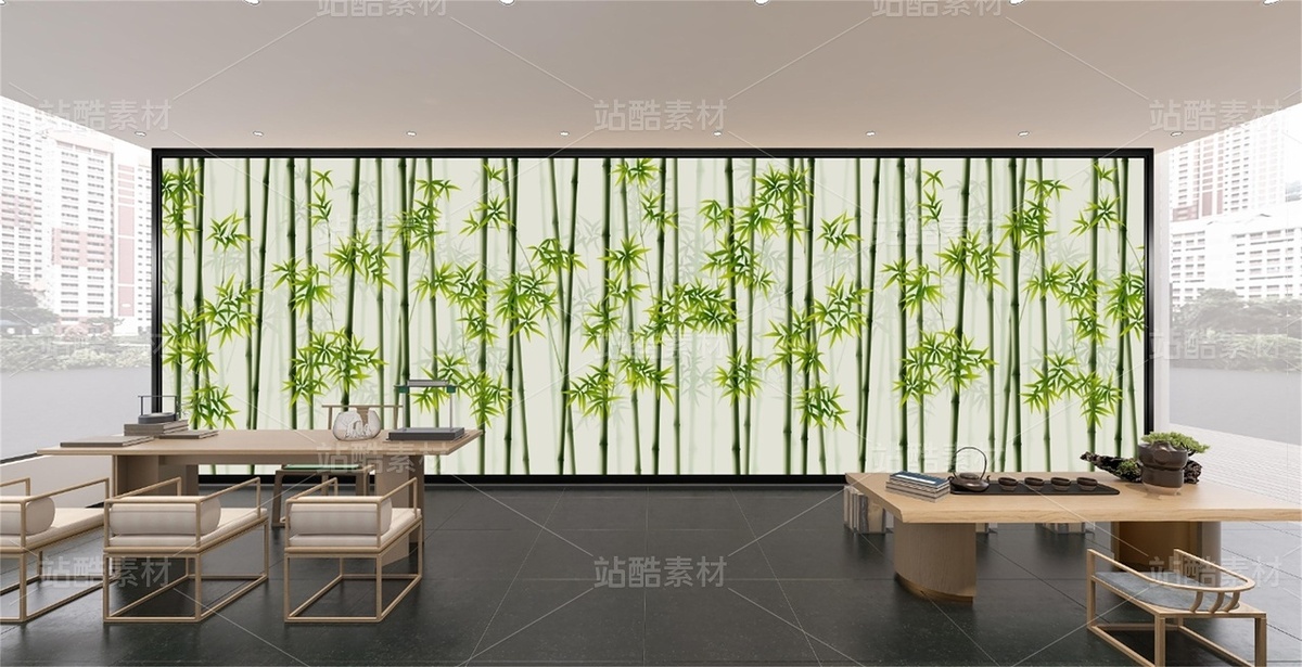新中式朦胧巨型竹子装饰画（主预览-12202819） - 未分类 - 站酷设计师JpUTfAYxcN原创素材 - 站酷ZCOOL