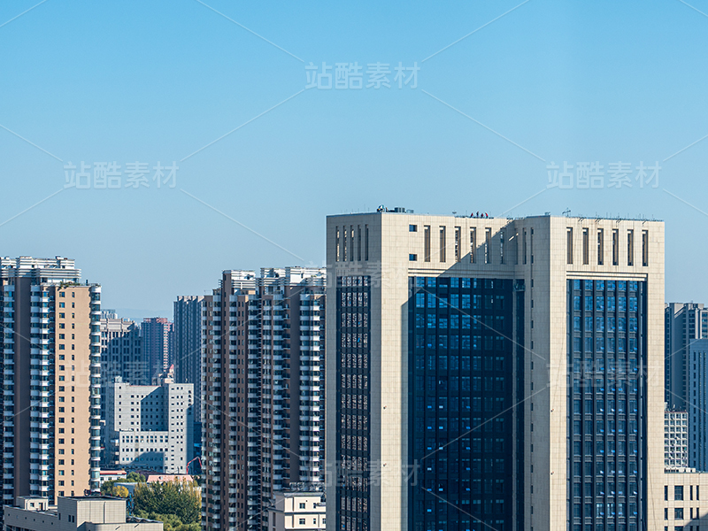 山西太原城市风光建筑摄影
