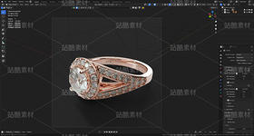 Blender鉆石戒指（導(dǎo)航-12336688） - 未分類 - 站酷設(shè)計(jì)師祝巍原創(chuàng)素材 - 站酷ZCOOL