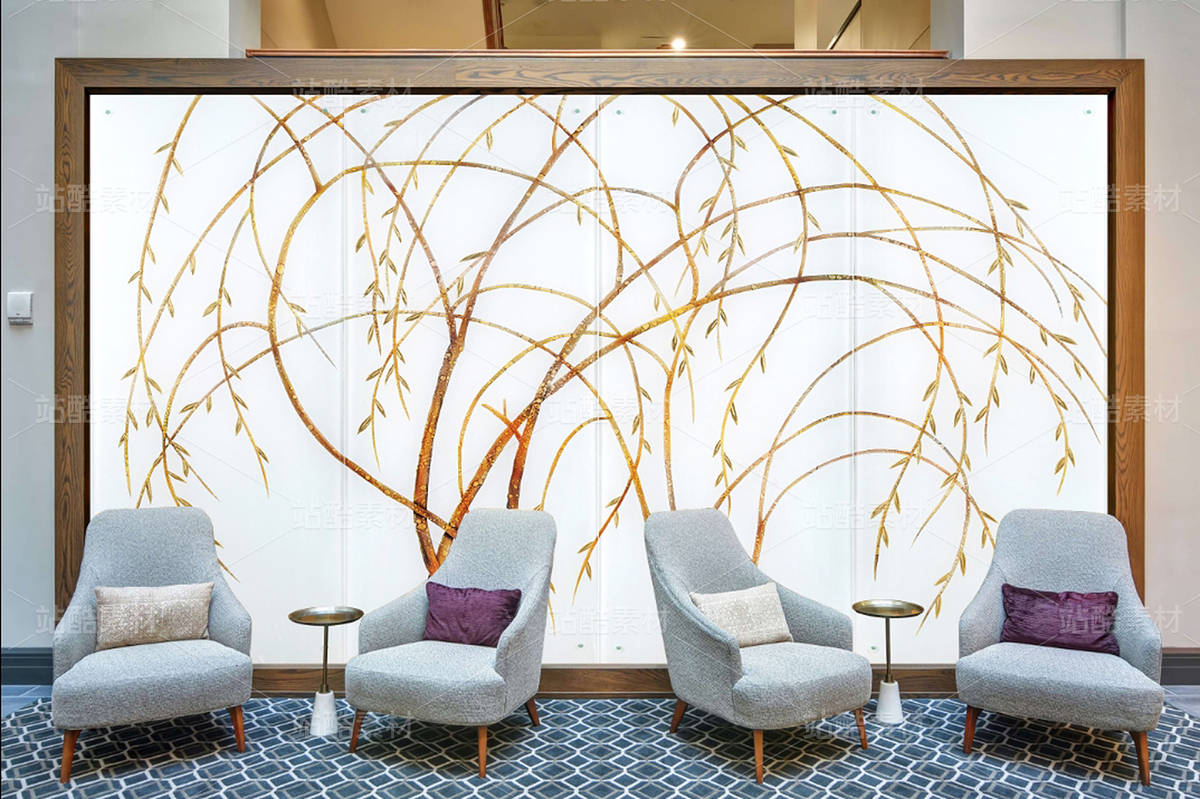 抽象柳條裝飾畫（主預覽-12384017） - 未分類 - 站酷設計師JpUTfAYxcN原創(chuàng)素材 - 站酷ZCOOL