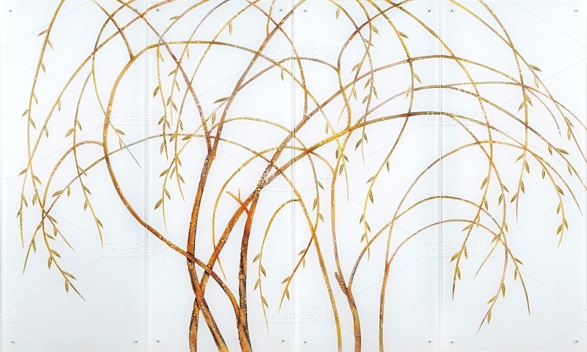 抽象柳條裝飾畫（主預覽-12384016） - 未分類 - 站酷設計師JpUTfAYxcN原創(chuàng)素材 - 站酷ZCOOL