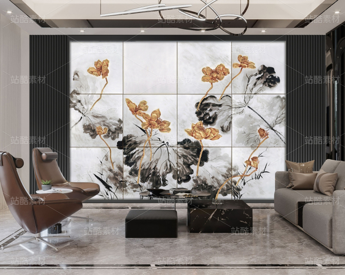 抽象水墨荷韻（主預(yù)覽-12391787） - 未分類 - 站酷設(shè)計師JpUTfAYxcN原創(chuàng)素材 - 站酷ZCOOL