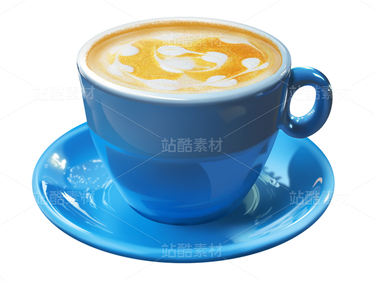游戏道具：PSD分层素材-拿铁咖啡杯（主预览-12454275） - 未分类 - 站酷设计师追路人原创素材 - 站酷ZCOOL