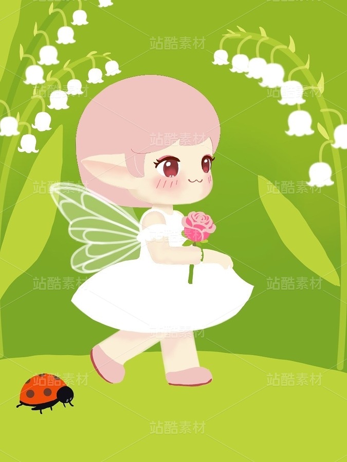 蘭鈴花精靈（主預覽-12633292） - 未分類 - 站酷設計師1乃素質(zhì)原創(chuàng)素材 - 站酷ZCOOL