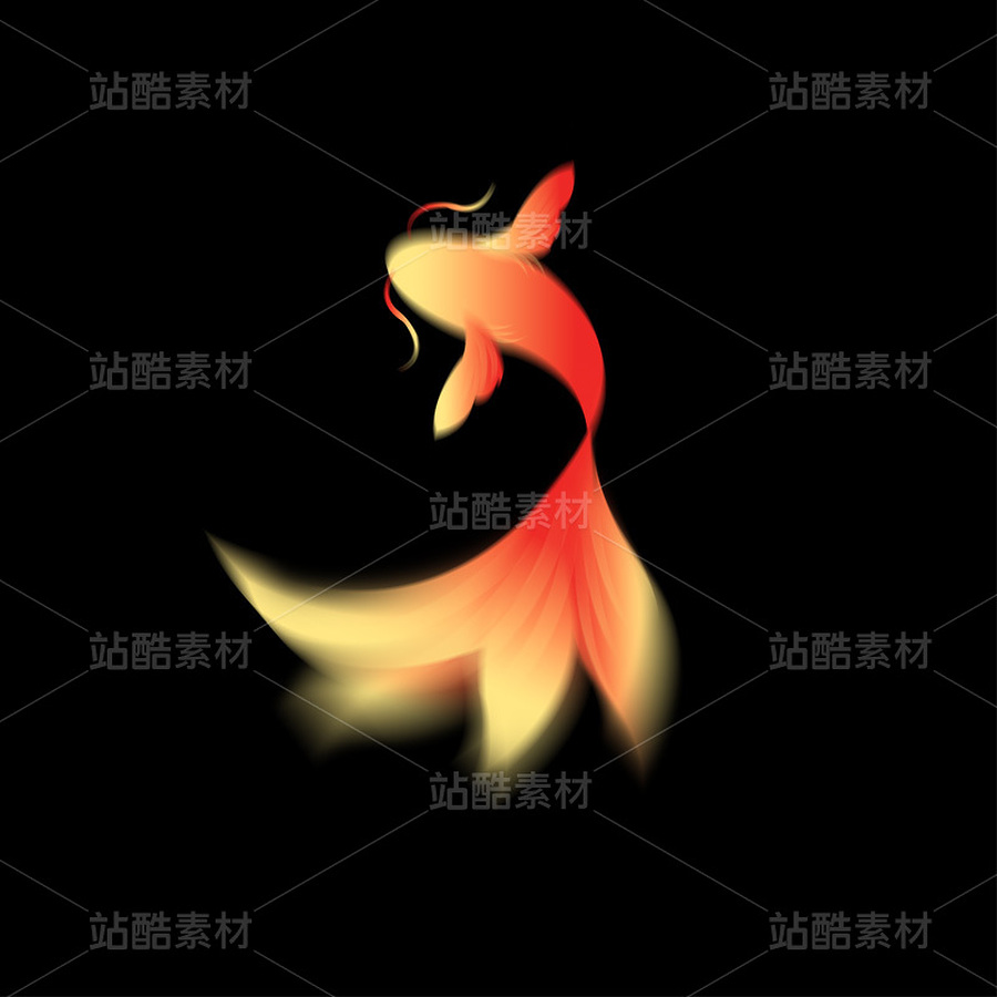 彌散風(fēng)幸運(yùn)錦鯉繪畫（主預(yù)覽-12762713） - 未分類 - 站酷設(shè)計(jì)師丹白自分原創(chuàng)素材 - 站酷ZCOOL