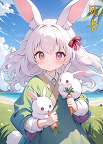 清新治愈系二次元少女插画合集（导航-12831417） - 未分类 - 站酷设计师Aiming123原创素材 - 站酷ZCOOL