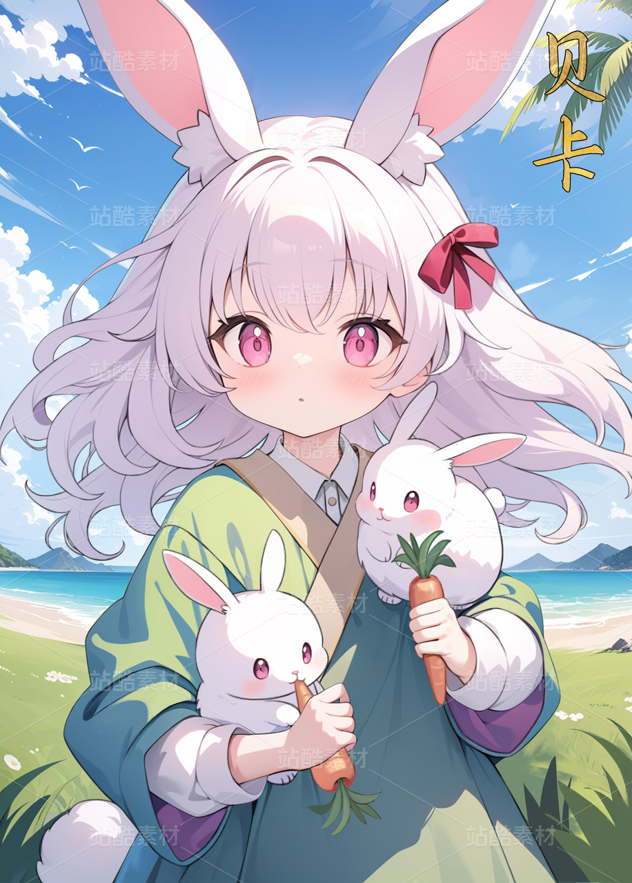 清新治愈系二次元少女插画合集