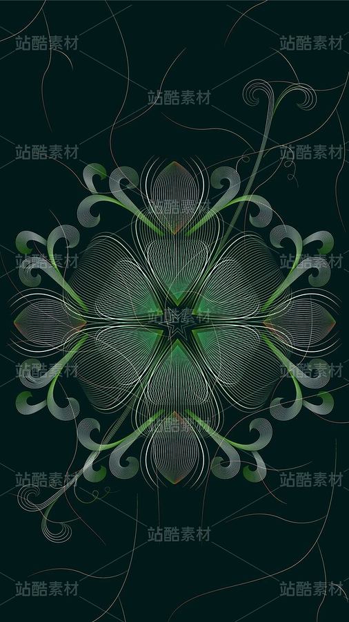 新中式抽象花簇組合掛畫（主預(yù)覽-12831450） - 未分類 - 站酷設(shè)計師芥菜籽暖心原創(chuàng)素材 - 站酷ZCOOL