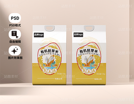 有机胚芽米包装设计（导航-12873901） - 未分类 - 站酷设计师画丢原创素材 - 站酷ZCOOL