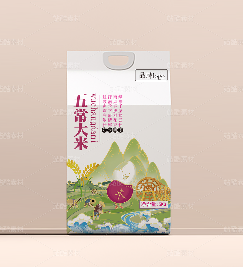 五常大米包装设计（四季主题款）（主预览-12873955） - 未分类 - 站酷设计师画丢原创素材 - 站酷ZCOOL