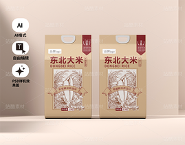 东北大米包装设计（导航-12873988） - 未分类 - 站酷设计师画丢原创素材 - 站酷ZCOOL