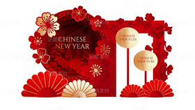 高级感新春dp打卡美陈（导航-12886876） - 未分类 - 站酷设计师Elsa媚原创素材 - 站酷ZCOOL