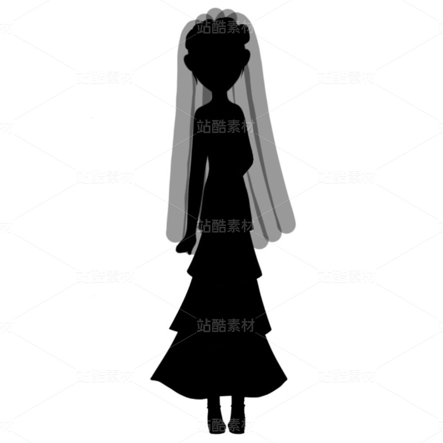 婚禮人物剪影合集（主預(yù)覽-12960033） - 未分類 - 站酷設(shè)計師玉冉原創(chuàng)素材 - 站酷ZCOOL