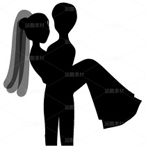 婚禮人物剪影合集（導(dǎo)航-12960038） - 未分類 - 站酷設(shè)計師玉冉原創(chuàng)素材 - 站酷ZCOOL