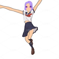 【矢量/PSD】二次元少女角色立绘(导航-12960044) - 未分类 - 站酷设计师玉冉原创素材 - 站酷ZCOOL