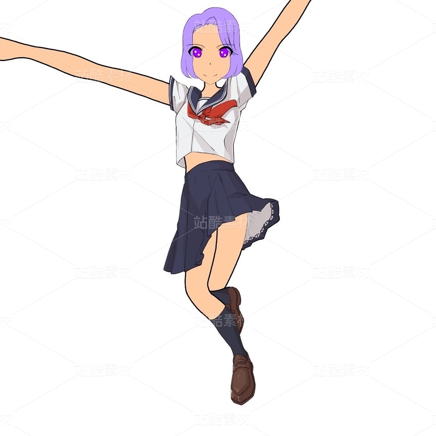 【矢量/PSD】二次元少女角色立绘(主预览-12960044) - 未分类 - 站酷设计师玉冉原创素材 - 站酷ZCOOL