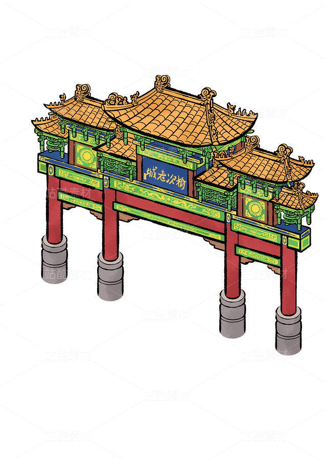 榆次老城插畫元素（主預(yù)覽-13037136） - 未分類 - 站酷設(shè)計師GUOJING12138原創(chuàng)素材 - 站酷ZCOOL