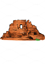 遗址插画素材（导航-13040408） - 未分类 - 站酷设计师GUOJING12138原创素材 - 站酷ZCOOL