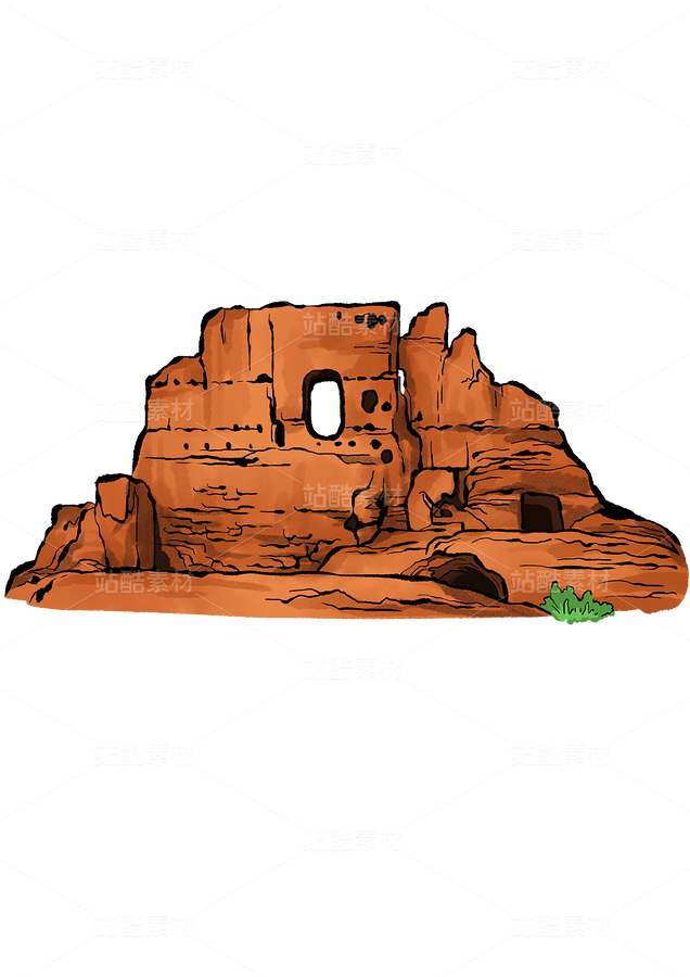 遗址插画素材（主预览-13040408） - 未分类 - 站酷设计师GUOJING12138原创素材 - 站酷ZCOOL