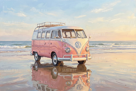 夏日海岸的復(fù)古巴士（導(dǎo)航-13047742） - 未分類 - 站酷設(shè)計(jì)師DowneyG原創(chuàng)素材 - 站酷ZCOOL