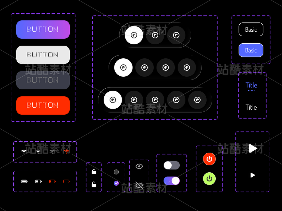 Security Camera UI kit（主预览-13053300） - 未分类 - 站酷设计师kopenLi原创素材 - 站酷ZCOOL
