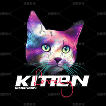 星空猫矢量插画（导航-13086925） - 未分类 - 站酷设计师CapsuleX原创素材 - 站酷ZCOOL