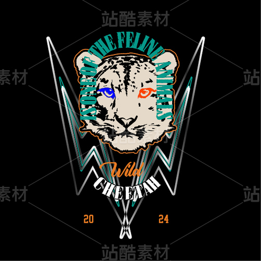 獵豹幾何字母插畫（主預(yù)覽-13087131） - 未分類 - 站酷設(shè)計(jì)師CapsuleX原創(chuàng)素材 - 站酷ZCOOL