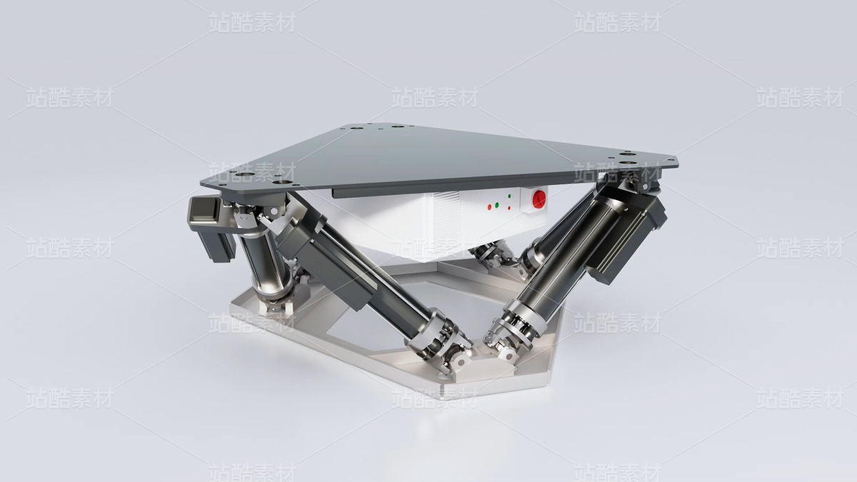 六自由度 Stewart平台 多角度动态演示动画（主预览-13087439） - 未分类 - 站酷设计师一传三维动画制作原创素材 - 站酷ZCOOL