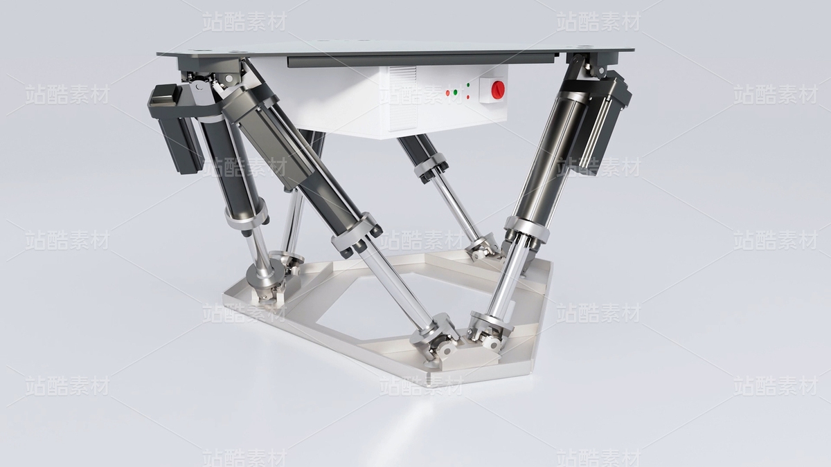 六自由度 Stewart平台 多角度动态演示动画（主预览-13087441） - 未分类 - 站酷设计师一传三维动画制作原创素材 - 站酷ZCOOL