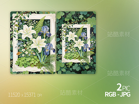 復古手繪水彩植物精致裝飾畫素材（導航-13087452） - 未分類 - 站酷設計師jasonshow原創(chuàng)素材 - 站酷ZCOOL