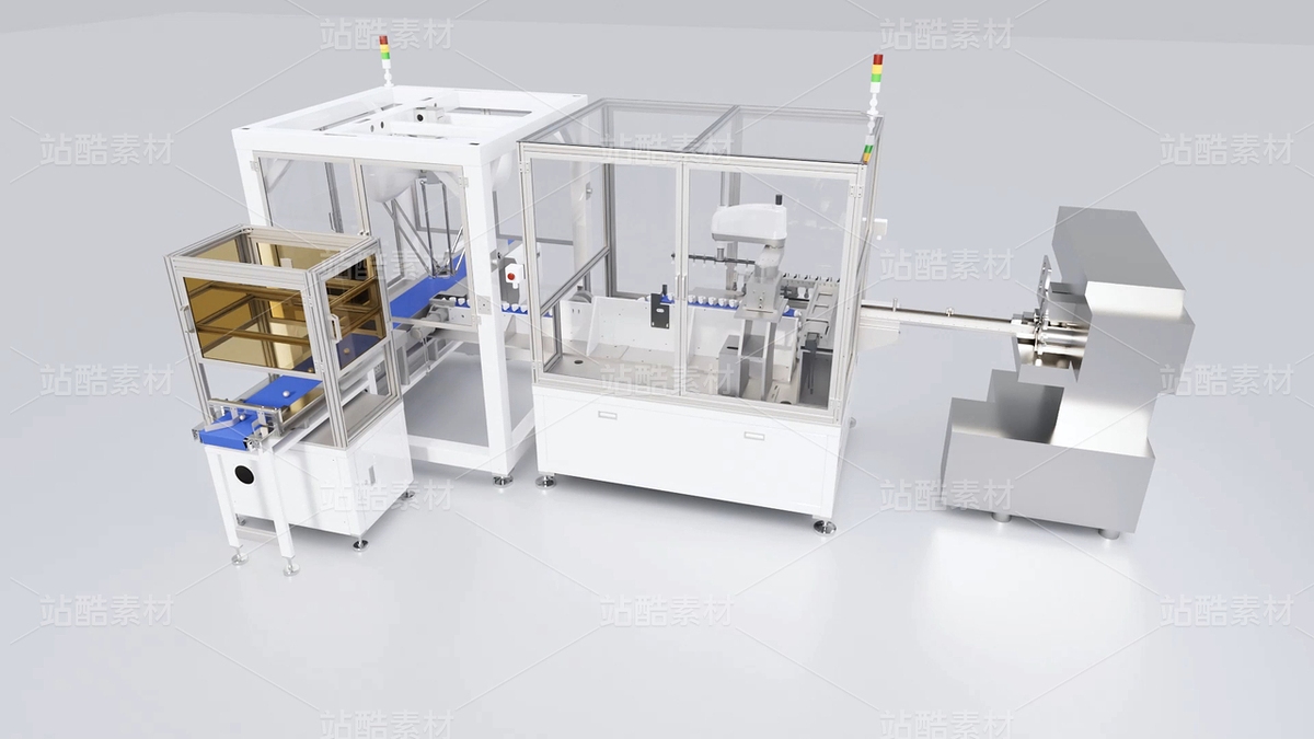 自动化生产线 工业设备 机械流水线3D模型（主预览-13087762） - 未分类 - 站酷设计师一传三维动画制作原创素材 - 站酷ZCOOL