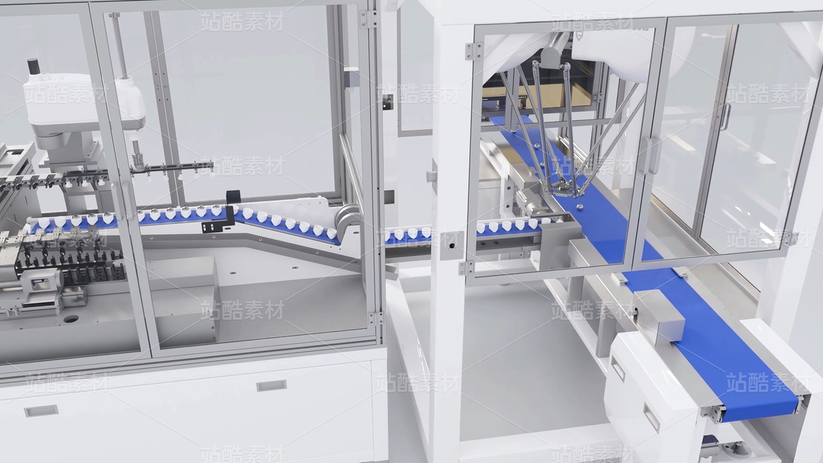 自动化生产线 工业设备 机械流水线3D模型（主预览-13087763） - 未分类 - 站酷设计师一传三维动画制作原创素材 - 站酷ZCOOL