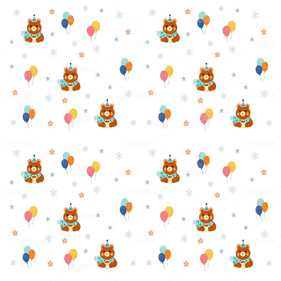 小熊系列圖案（主預(yù)覽-13088002） - 未分類 - 站酷設(shè)計(jì)師茉莉花1983原創(chuàng)素材 - 站酷ZCOOL