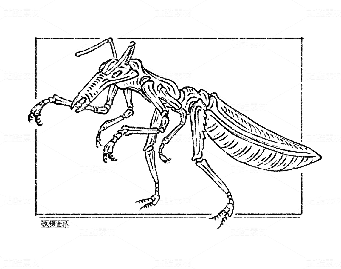 螳螂怪（主預(yù)覽-13088131） - 未分類 - 站酷設(shè)計(jì)師孑孓逸士原創(chuàng)素材 - 站酷ZCOOL